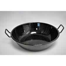 BLACK DOTTED KADAI MOTHERS PRIDE 24cm