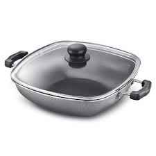 SQUARE KADAI WITH GLASS LID APNA No 2