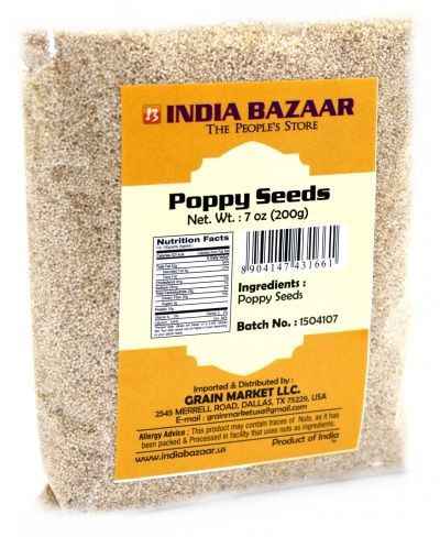 POPPY SEED INDIA BAZAAR