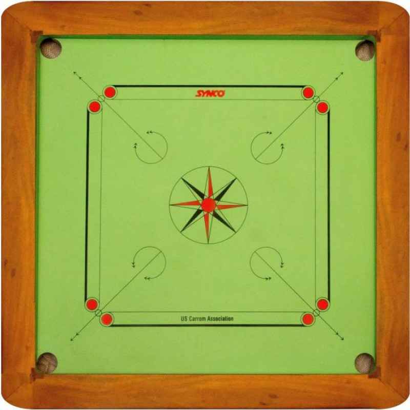CARROM CHAMPION GREEN BOARD SYNCO 20MM