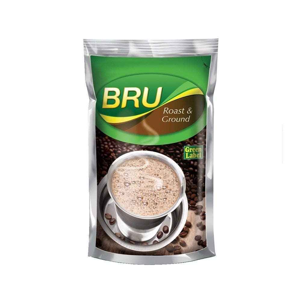 ROAST And GROUND/GREEN LABEL COFFEE BRU