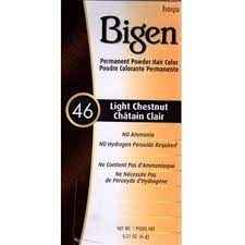 LIGHT CHESTNUT HAIR COLOR (46) BIGEN