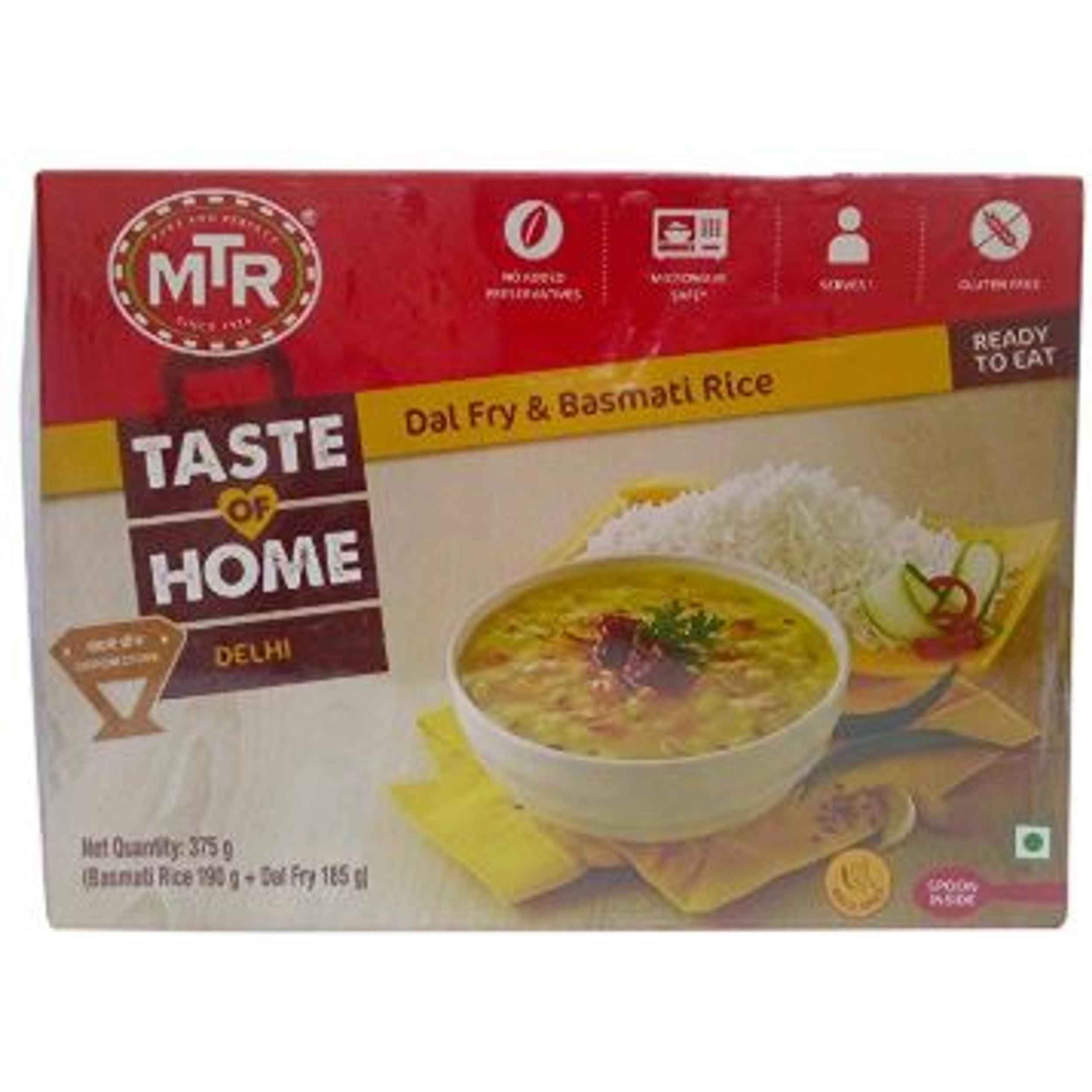 MTR DAL FRYand BAS RICE