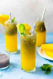 BASIL SEED DRINK W PINEAPPLE GM