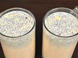 ALMOND MILK DRINK WITH BASIL SEED GRAIN MARKET