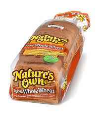 NATURES OWN WHOLE WHEATBREAD