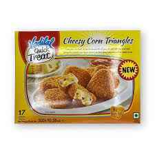 Cheese Corn Triangles