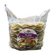 PLAIN RICE CRACKERS RAJU