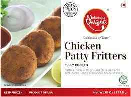 DELICIOUS DELIGHTS CHICKEN PATTY FRITTERS