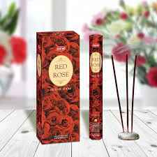 RED ROSE INCENSE STICKS HEM
