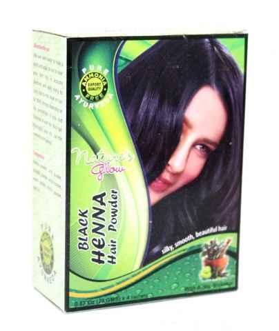 BLACK HENNA HAIR POWDER NATURES GLOW