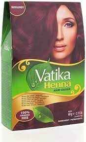 BURGUNDY HENNA HAIR COLOUR VATIKA