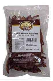 CHILLI WHOLE STEMLESS GRAIN MARKET