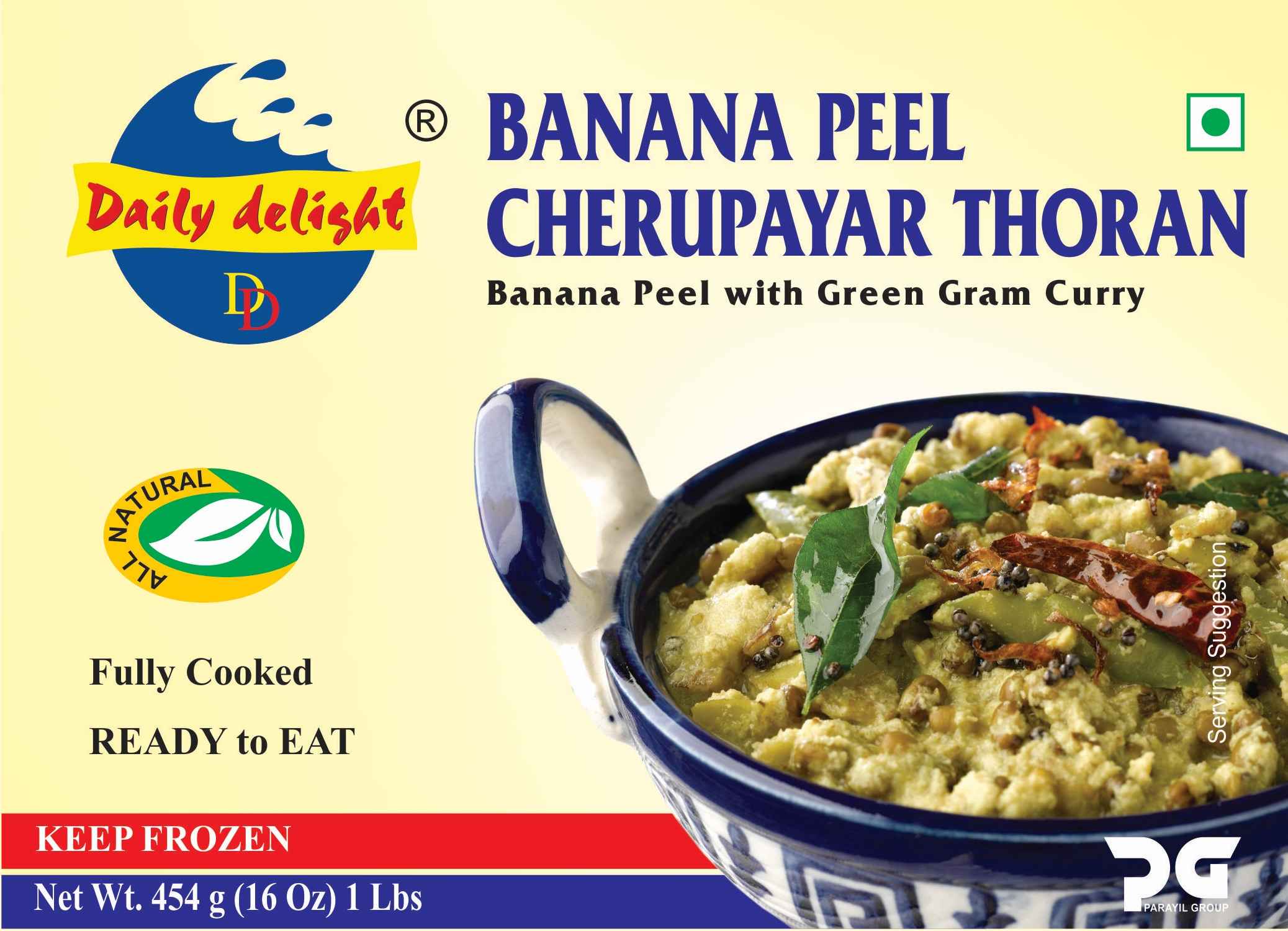 DD FRZN BANANA PEEL CHERUPAYAR