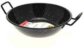 Enamel Wok Kadai 22cm.