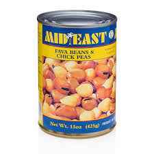 Mid East Fava And Chick Peas