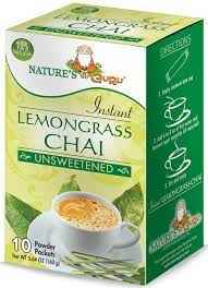Natures Guru Unsweet Lemongrass Chai