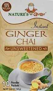Natures Guru Unsweet Ginger Chai