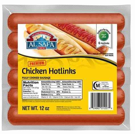 AL SAFA CHICKEN HOT LINK