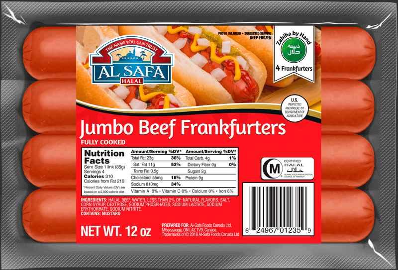 Alsafa Jumbo Beef Franks