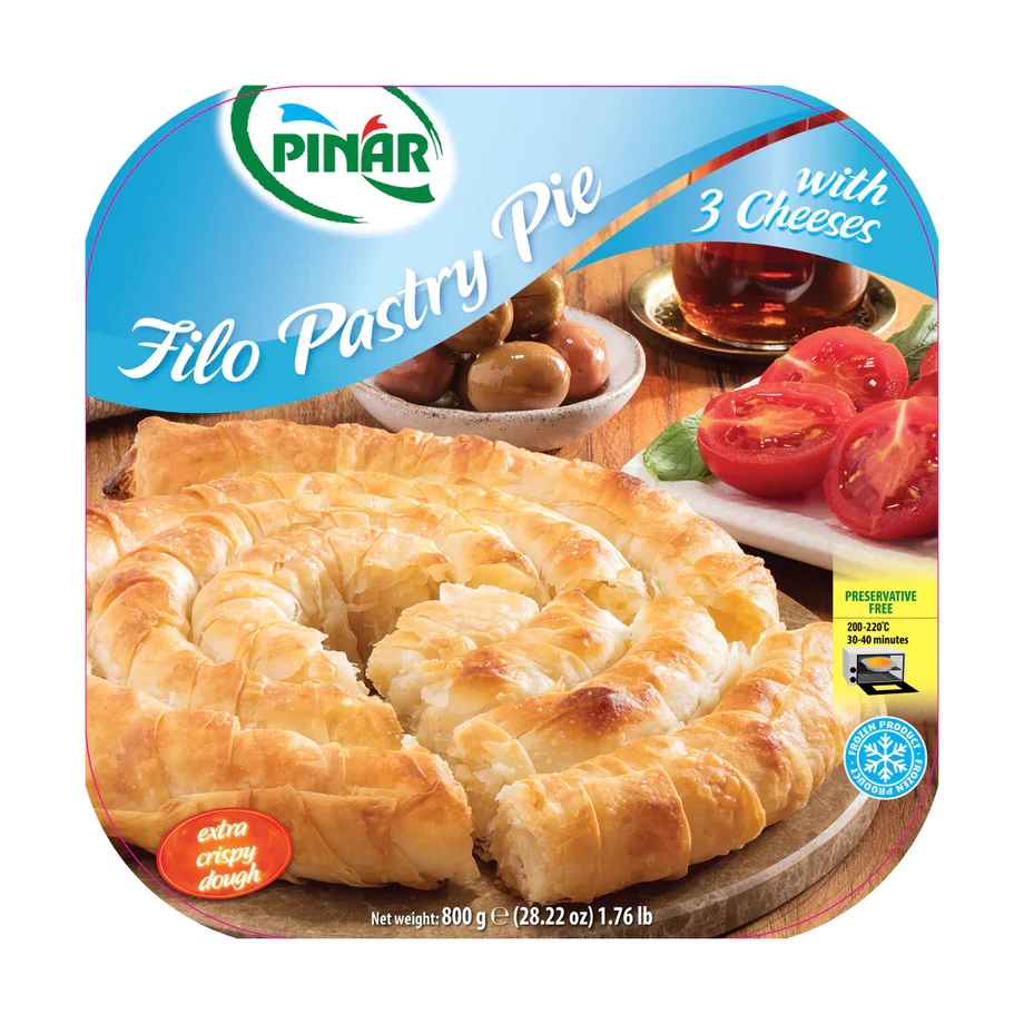 PINAR FILO PASTRY PIE WITH THREE CHEESE