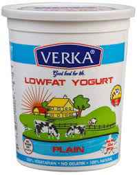 VERKA LOWFAT YOGURT