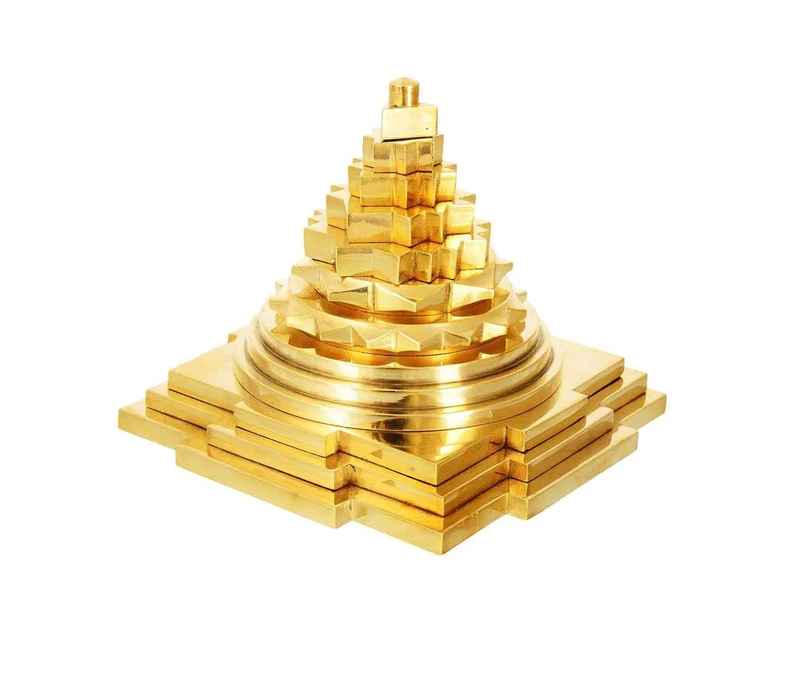 YANTRA BRASS GOLD PLATD