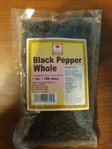 Nirav Black Pepper Whole