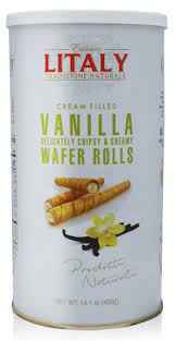 Litaly Vanila Wafer Rolls