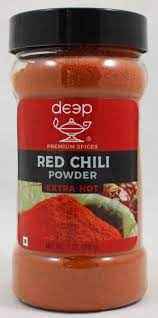 Deep Red Chilli Powder Bottle