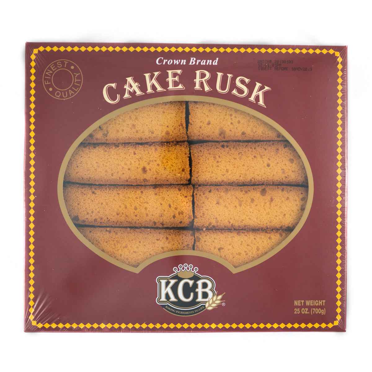 KCB Cake Rusk Brown
