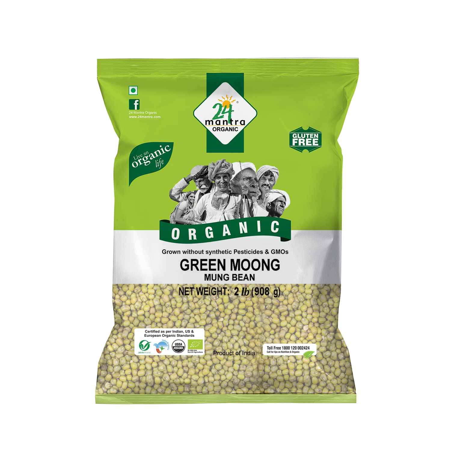 24 MANTRA GREEN MOONG SPLIT