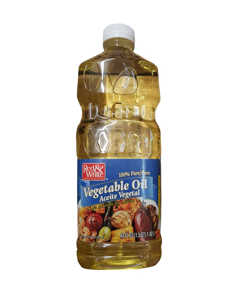Red And White Vegetable Oil