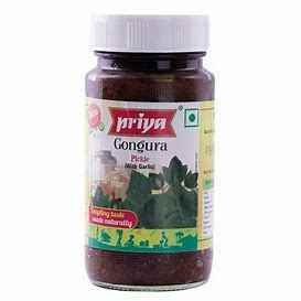 Priya Gongura Pickle(With Garlic) Btl