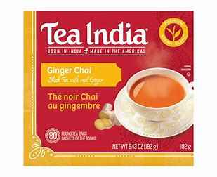 TEA INDIA GINGER CHAI 