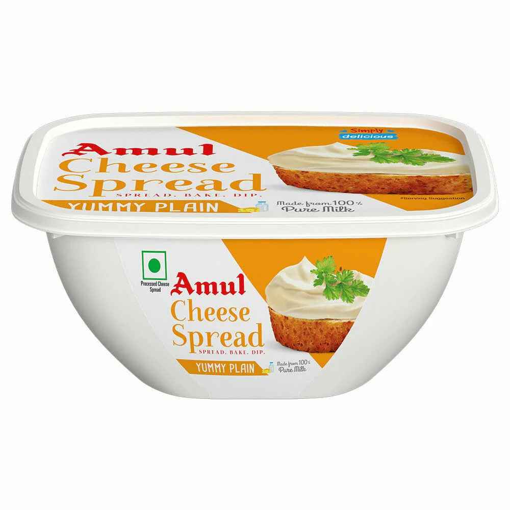 AMUL CHEESE SPREAD PLAIN