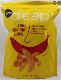 DEEP RED LONG BANA CHIPS