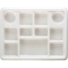 11 COMPARTMENT PLASTIC PLATES