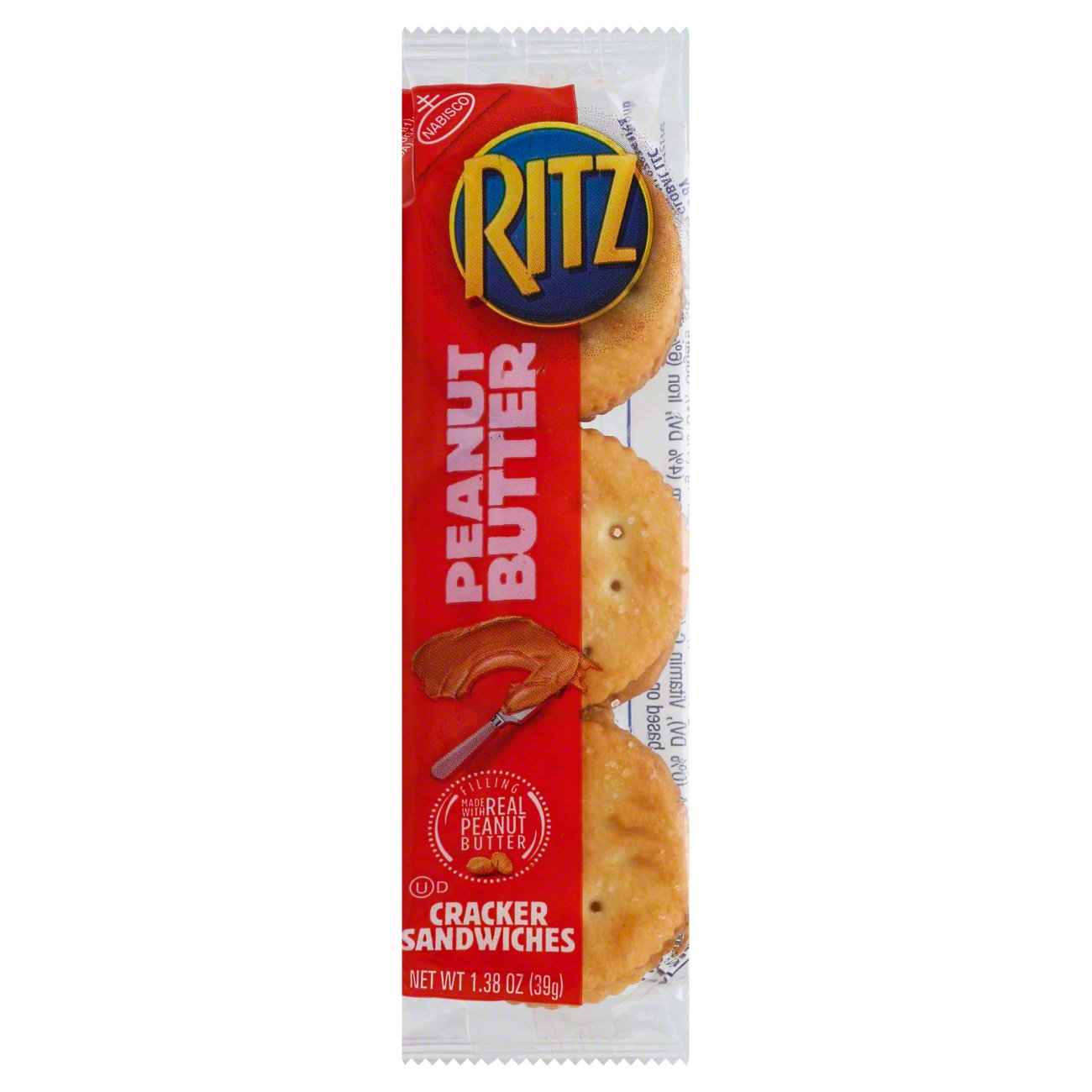 RITZ CRACKERS PEANUT BUTTER