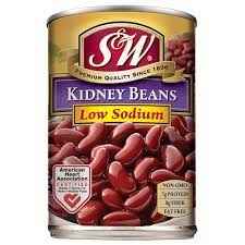 SandW KIDNEY BEANS