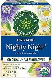 Traditional Medicinals Relaxing And Calmative Herb Teas Nighty Night