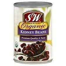 SandW KIDNEY ORG BEANS
