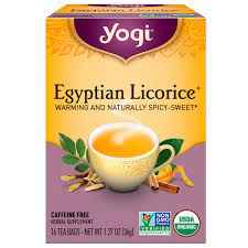 Yogi Tea Organic Egyptian Licorice Herbal Tea Bags