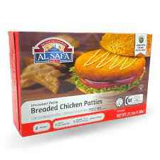 Al Safa Halal Breaded Chicken Patties 