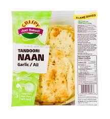 Crispy Tandoori Naan Garlic