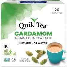 Quick Tea Cardamom Chai Latte