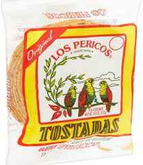 LOS PERICOS TOSTADA SHELLS 