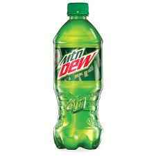 MTN DEW PLASTIC BOTTLE