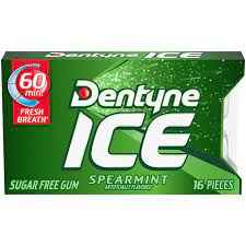 DENTYNE ICE SPEARMENT SUGAR FREE GUM
