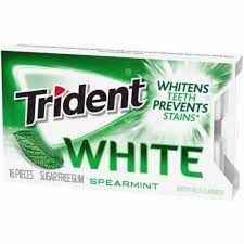 TRIDENT WHITE SPEARMINT